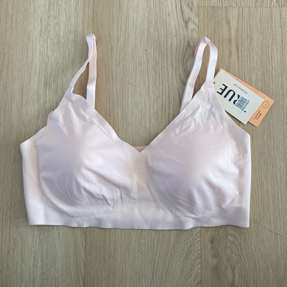 TRUE & Co True Body Bra L NWT Pink - Picture 2 of 9